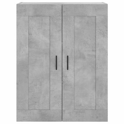 vidaXL Highboard Concrete Grey 69,5x34x180 cm Engineered Wood