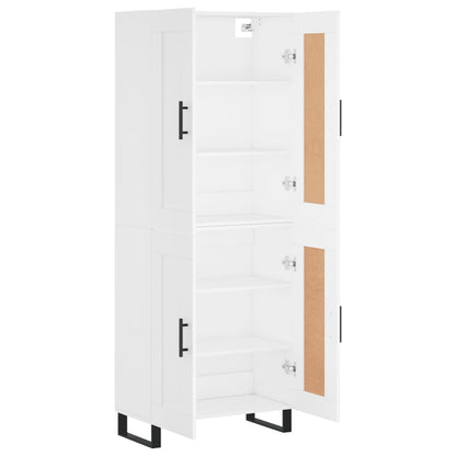vidaXL Highboard White 69,5x34x180 cm Engineered Wood