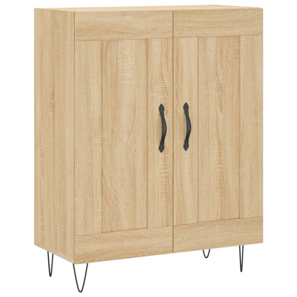 vidaXL Highboard Sonoma Oak 69,5x34x180 cm Engineered Wood