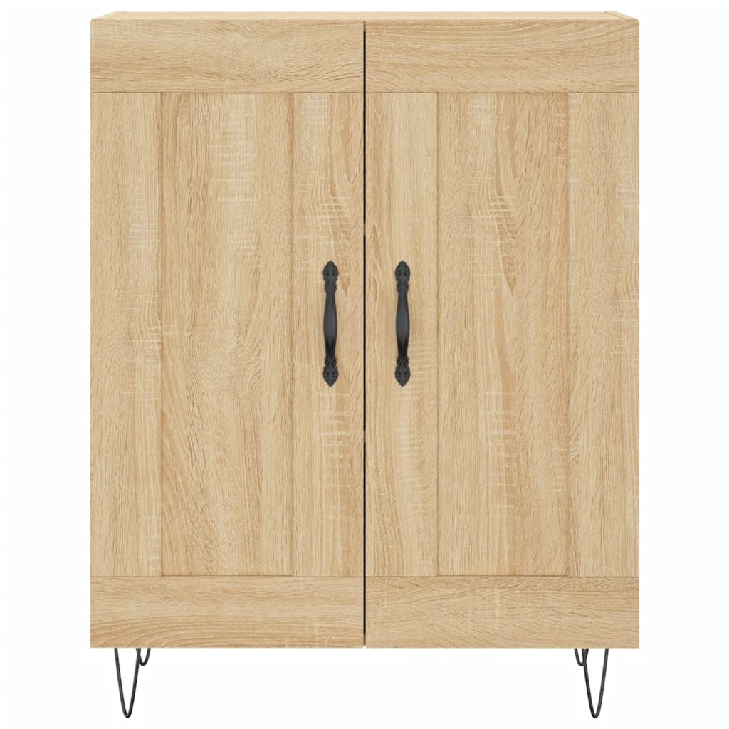 vidaXL Highboard Sonoma Oak 69,5x34x180 cm Engineered Wood