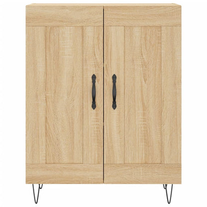 vidaXL Highboard Sonoma Oak 69,5x34x180 cm Engineered Wood