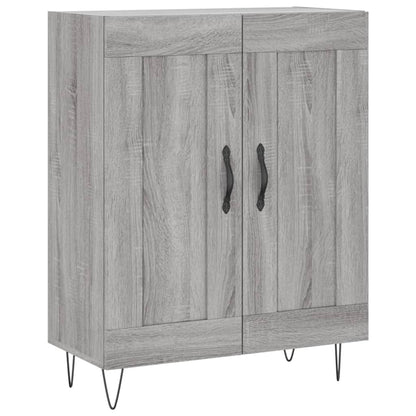 vidaXL Highboard Grey Sonoma 69,5x34x180 cm Engineered Wood