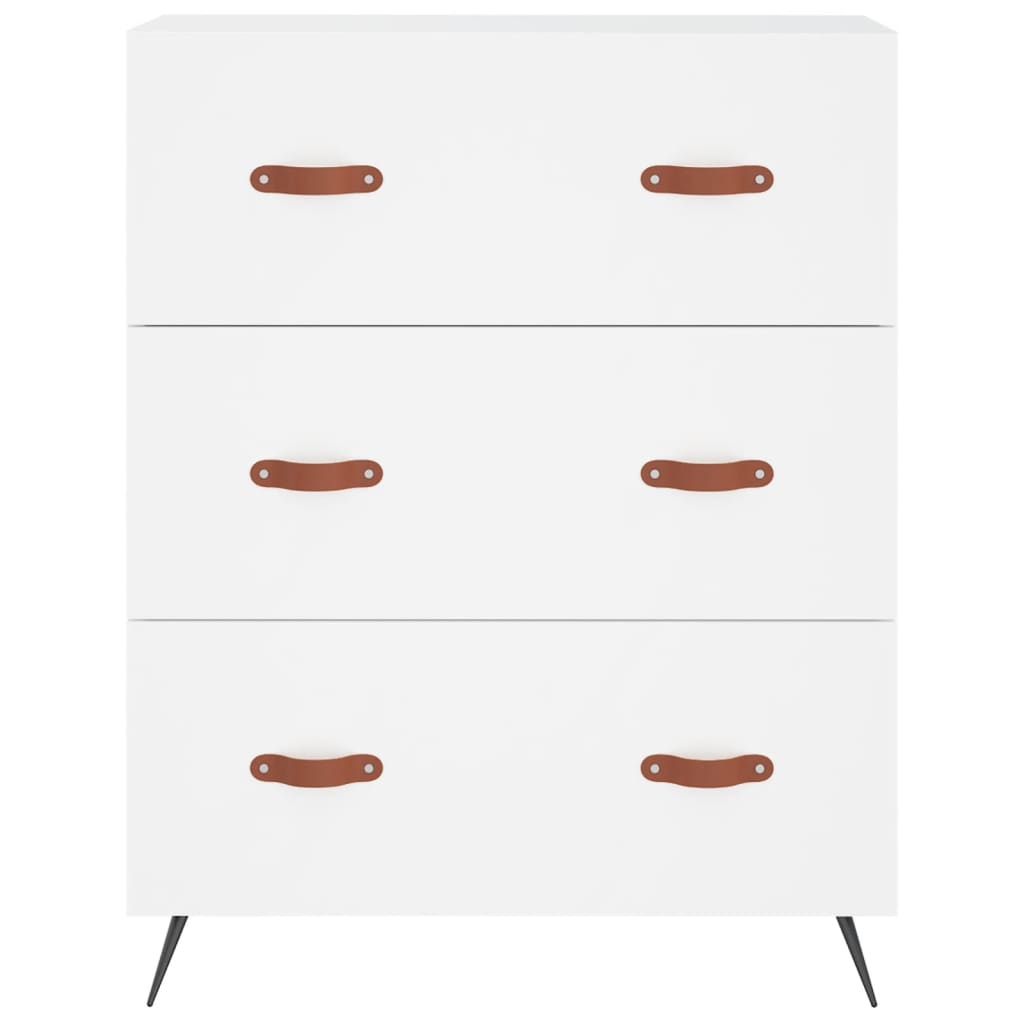 vidaXL Highboard White 69.5x34x180 cm Engineered Wood