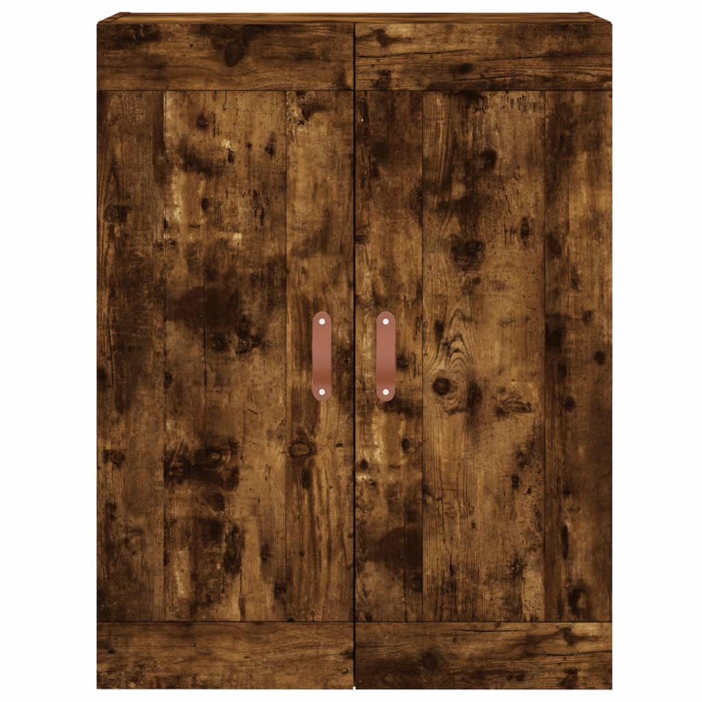 vidaXL Highboard Smoked Oak 69,5x34x180 cm Engineered Wood