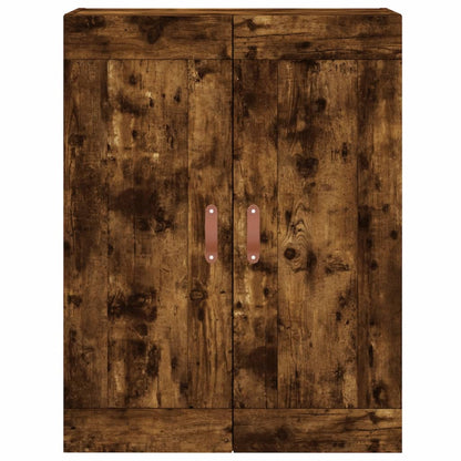 vidaXL Highboard Smoked Oak 69,5x34x180 cm Engineered Wood