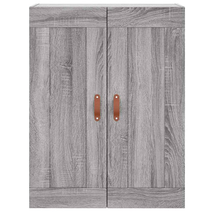 vidaXL Highboard Grey Sonoma 69,5x34x180 cm Engineered Wood