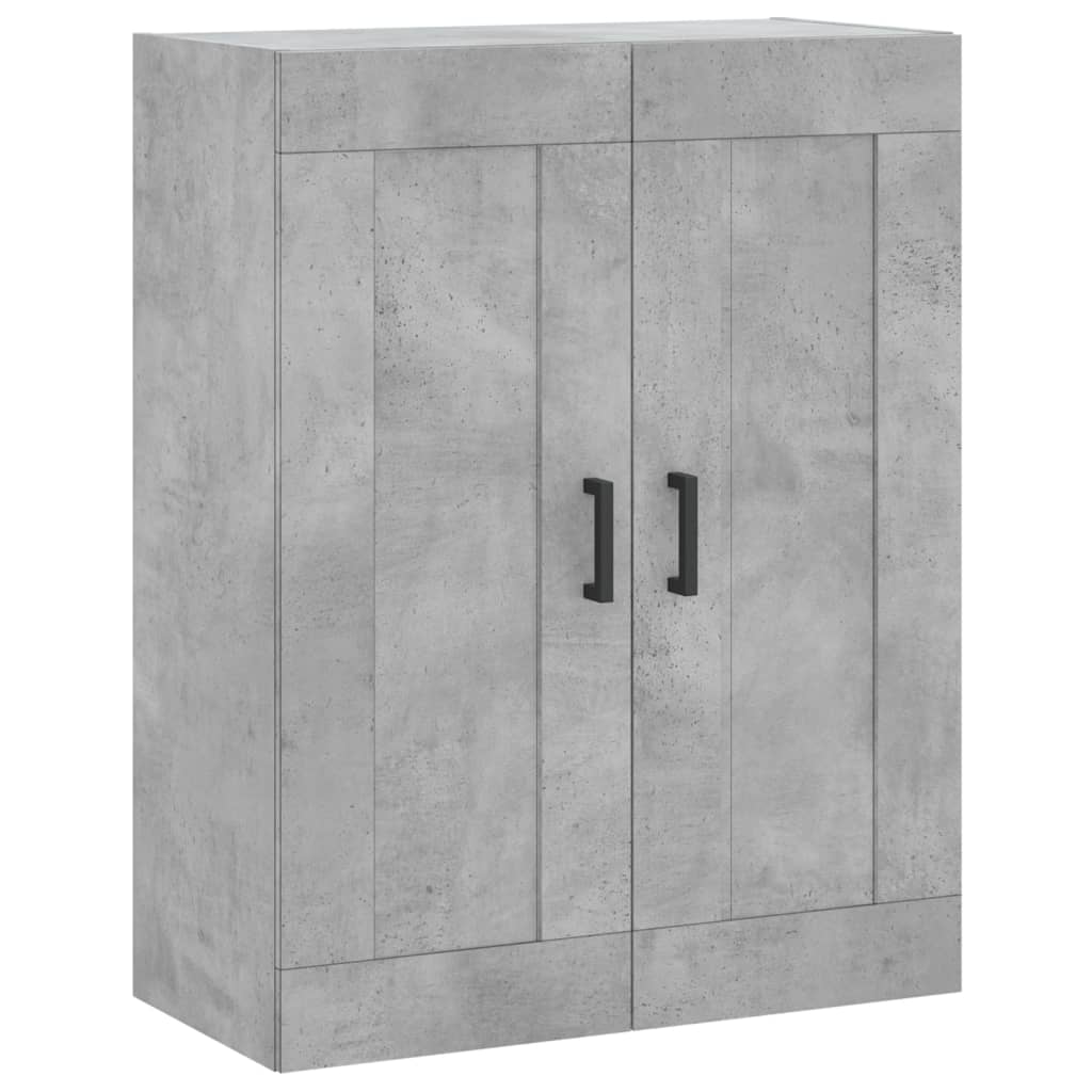 vidaXL Highboard Concrete Grey 69,5x34x180 cm Engineered Wood