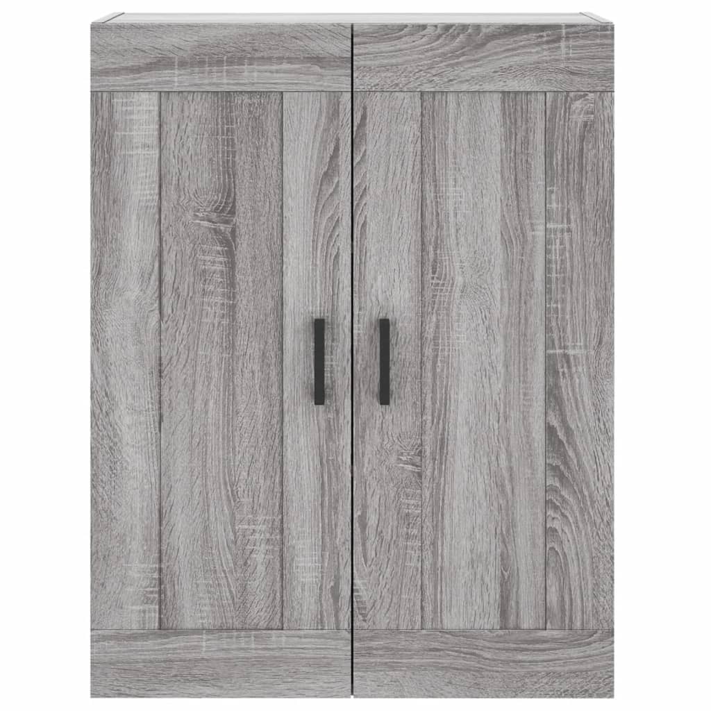 vidaXL Highboard Grey Sonoma 69,5x34x180 cm Engineered Wood