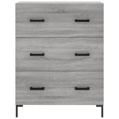 vidaXL Highboard Grey Sonoma 69,5x34x180 cm Engineered Wood
