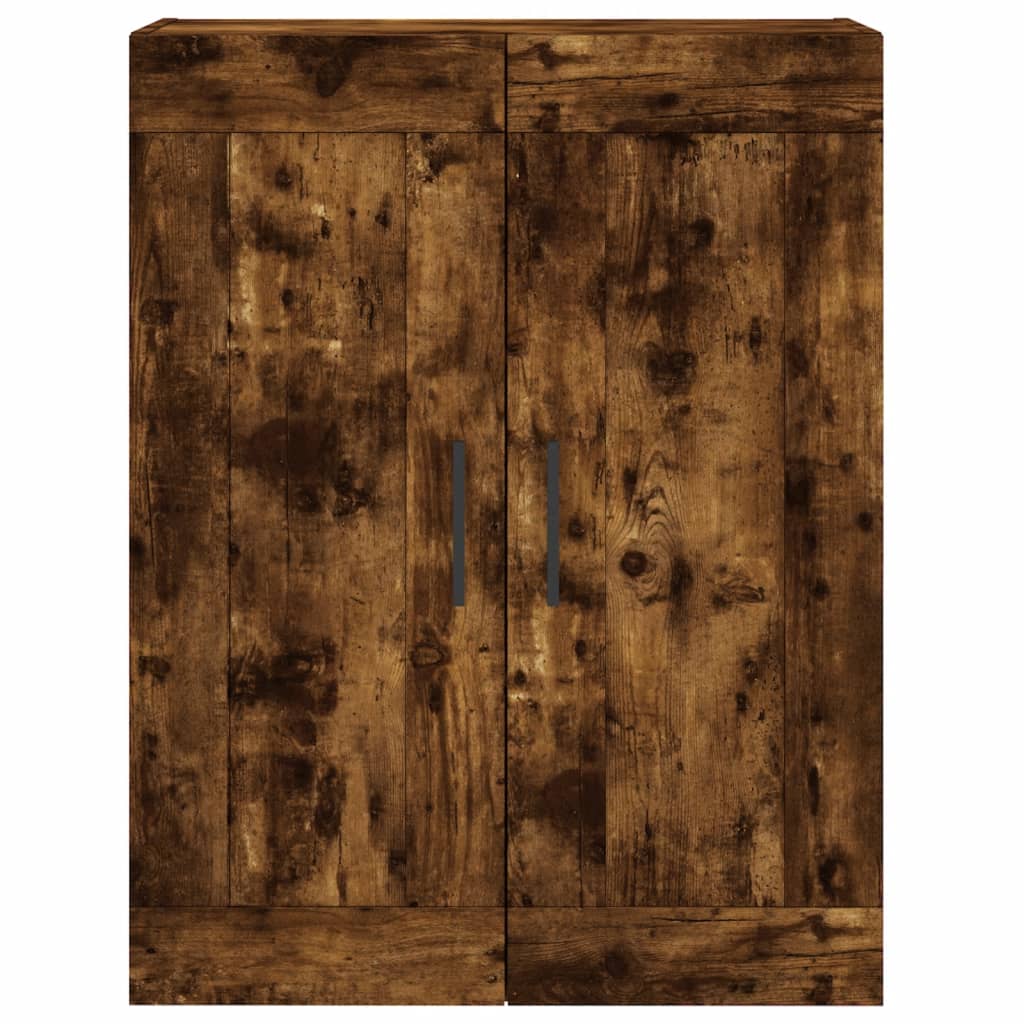 vidaXL Highboard Smoked Oak 69,5x34x180 cm Engineered Wood