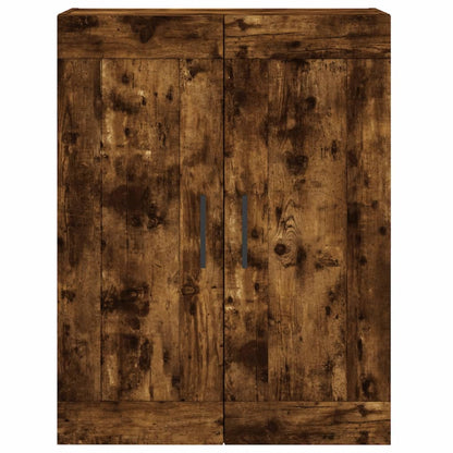 vidaXL Highboard Smoked Oak 69,5x34x180 cm Engineered Wood
