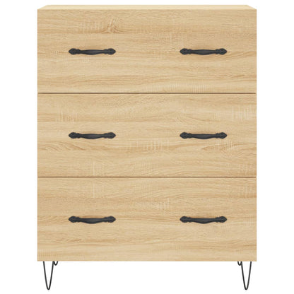 vidaXL Highboard Sonoma Oak 69,5x34x180 cm Engineered Wood