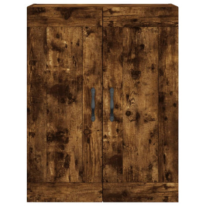 vidaXL Highboard Smoked Oak 69,5x34x180 cm Engineered Wood