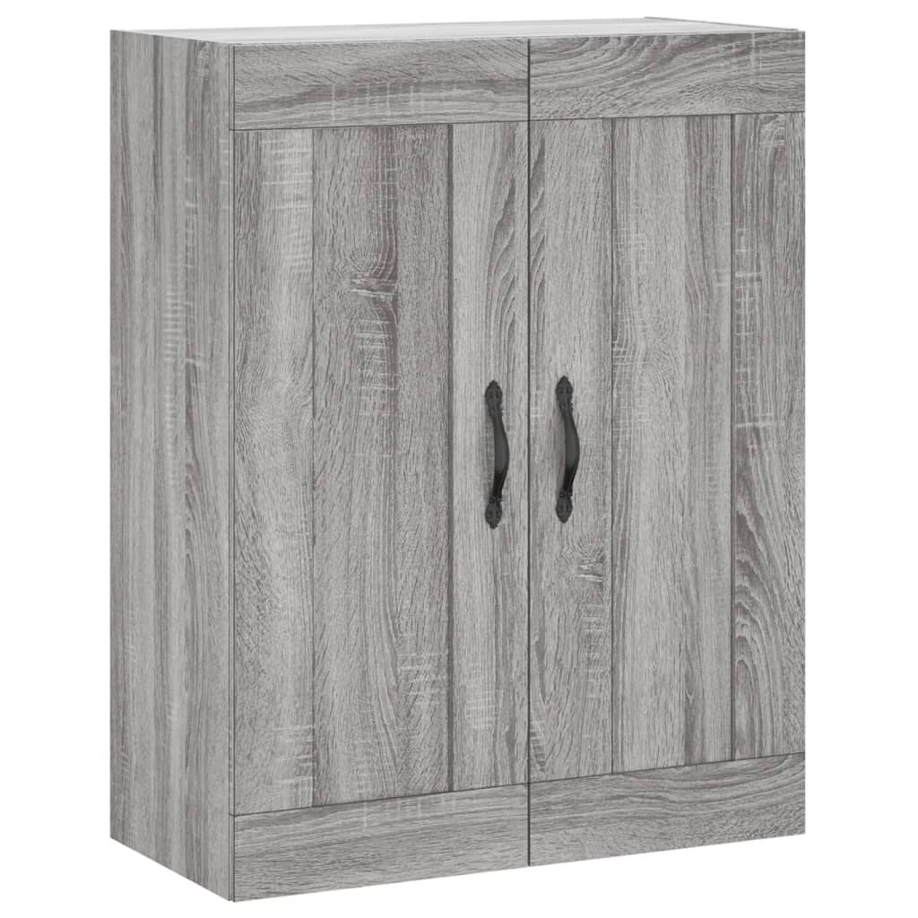 vidaXL Highboard Grey Sonoma 69,5x34x180 cm Engineered Wood