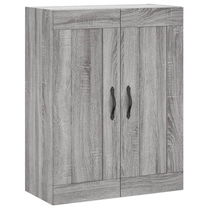 vidaXL Highboard Grey Sonoma 69,5x34x180 cm Engineered Wood