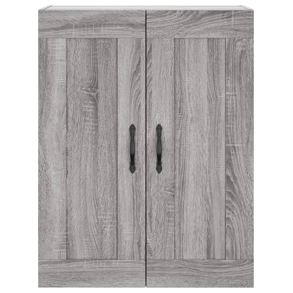 vidaXL Highboard Grey Sonoma 69,5x34x180 cm Engineered Wood