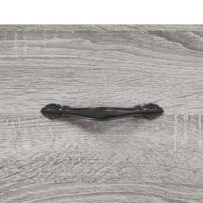 vidaXL Highboard Grey Sonoma 69,5x34x180 cm Engineered Wood