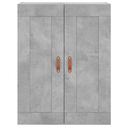 vidaXL Highboard Concrete Grey 69,5x34x180 cm Engineered Wood