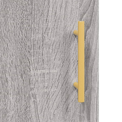 vidaXL Highboard Grey Sonoma 69,5x34x180 cm Engineered Wood