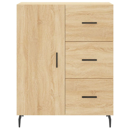 vidaXL Highboard Sonoma Oak 69,5x34x180 cm Engineered Wood