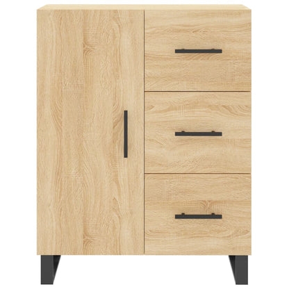 vidaXL Highboard Sonoma Oak 69,5x34x180 cm Engineered Wood