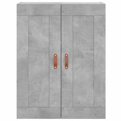 vidaXL Highboard Concrete Grey 69.5x34x180 cm Engineered Wood