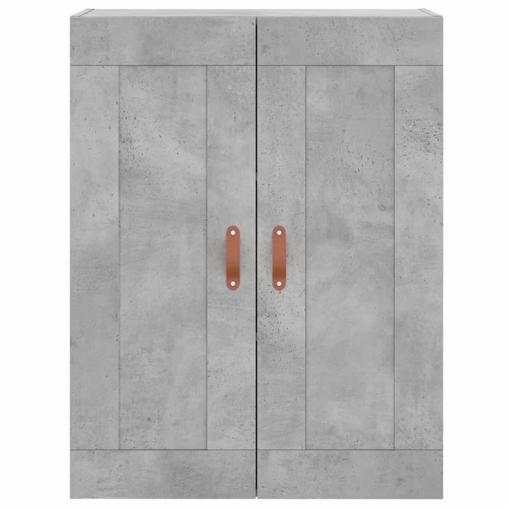 vidaXL Highboard Concrete Grey 69,5x34x180 cm Engineered Wood
