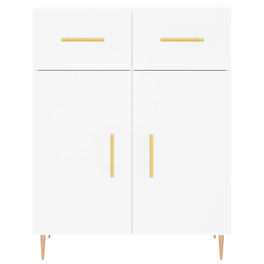 vidaXL Highboard White 69.5x34x180 cm Engineered Wood