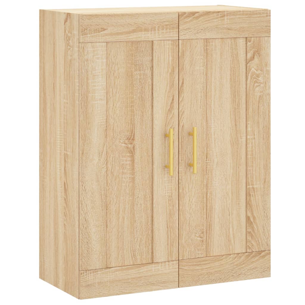 vidaXL Highboard Sonoma Oak 69.5x34x180 cm Engineered Wood