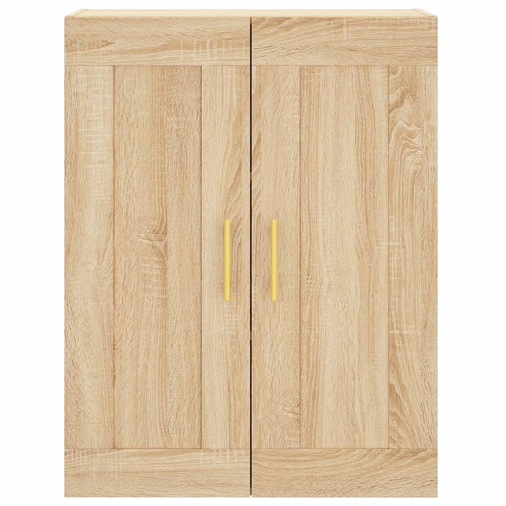 vidaXL Highboard Sonoma Oak 69,5x34x180 cm Engineered Wood
