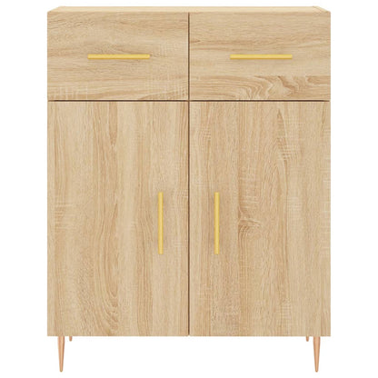 vidaXL Highboard Sonoma Oak 69,5x34x180 cm Engineered Wood