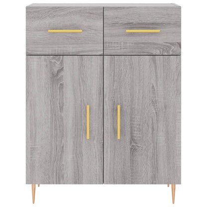 vidaXL Highboard Grey Sonoma 69,5x34x180 cm Engineered Wood