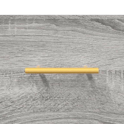 vidaXL Highboard Grey Sonoma 69,5x34x180 cm Engineered Wood