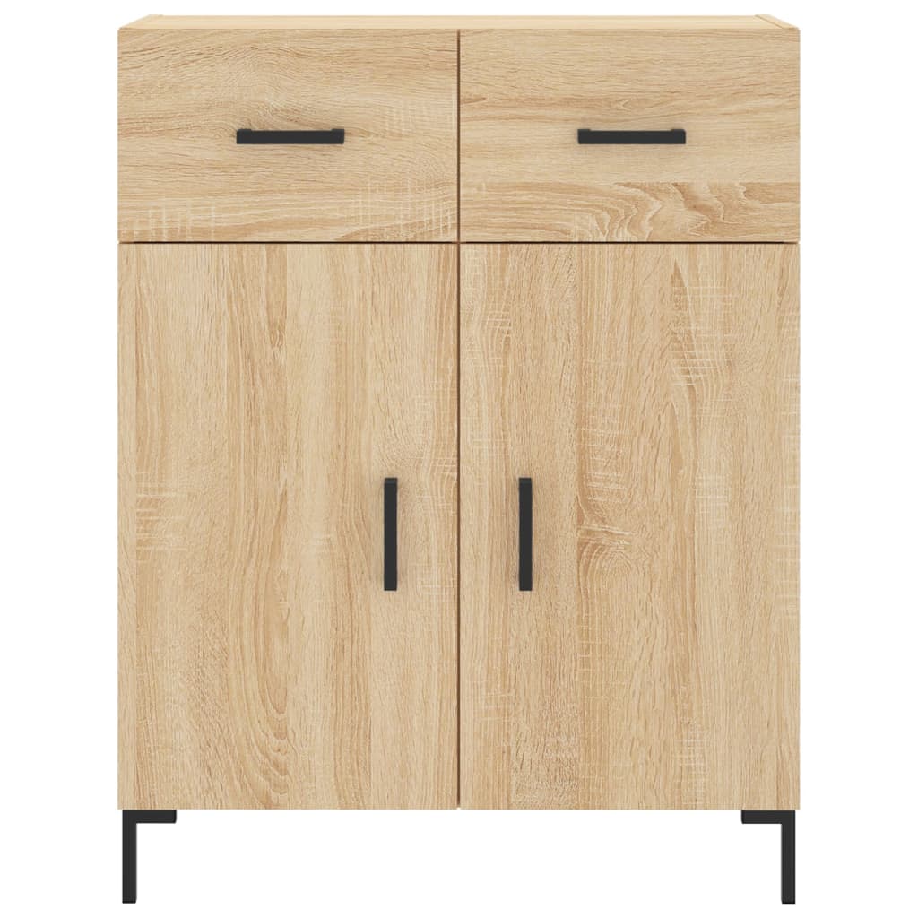 vidaXL Highboard Sonoma Oak 69,5x34x180 cm Engineered Wood