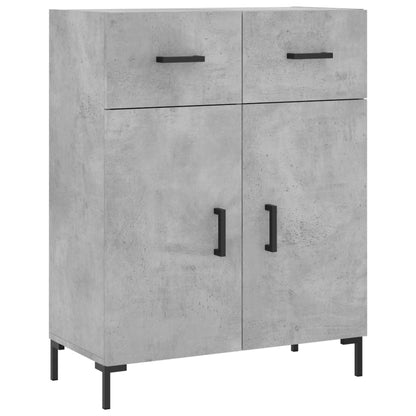 vidaXL Highboard Concrete Grey 69,5x34x180 cm Engineered Wood