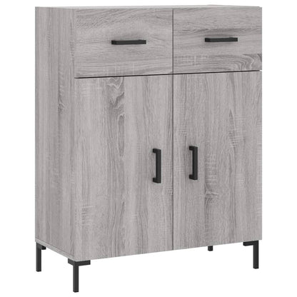 vidaXL Highboard Grey Sonoma 69,5x34x180 cm Engineered Wood
