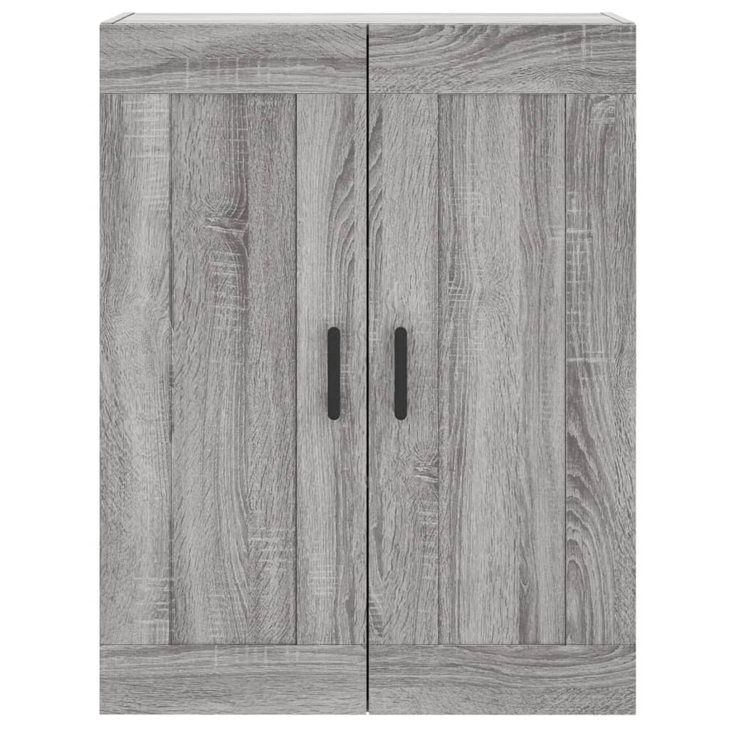 vidaXL Highboard Grey Sonoma 69,5x34x180 cm Engineered Wood