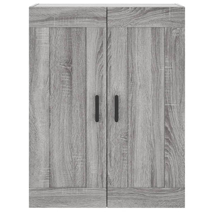 vidaXL Highboard Grey Sonoma 69,5x34x180 cm Engineered Wood