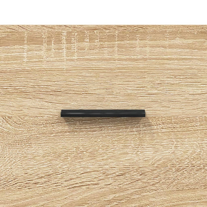 vidaXL Highboard Sonoma Oak 69.5x34x180 cm Engineered Wood
