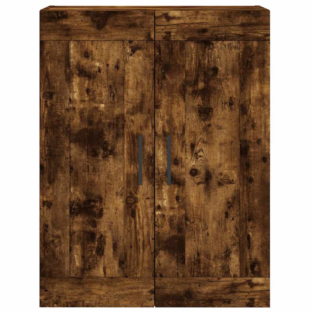 vidaXL Highboard Smoked Oak 69,5x34x180 cm Engineered Wood