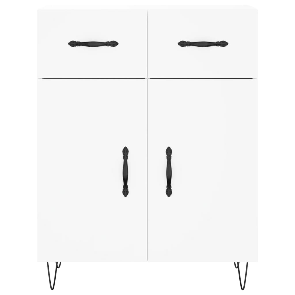 vidaXL Highboard White 69.5x34x180 cm Engineered Wood