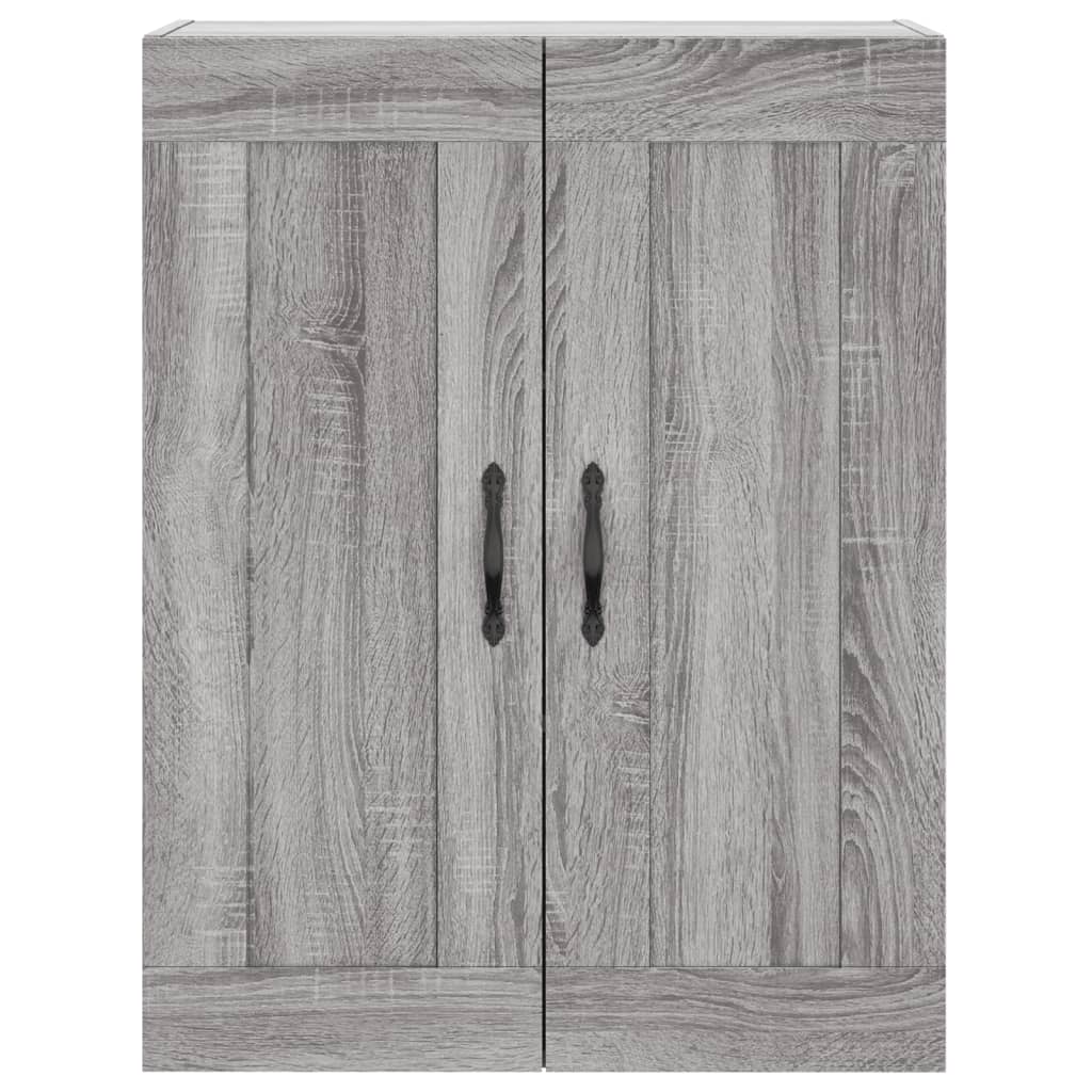 vidaXL Highboard Grey Sonoma 69,5x34x180 cm Engineered Wood