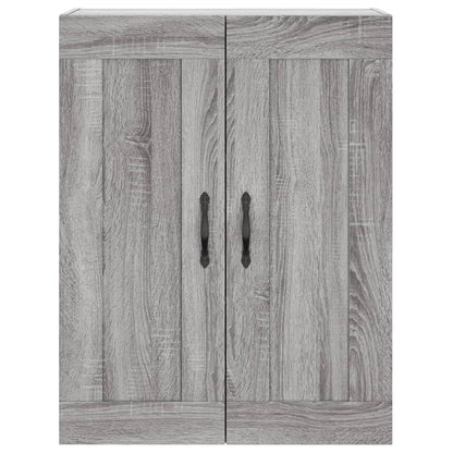 vidaXL Highboard Grey Sonoma 69,5x34x180 cm Engineered Wood
