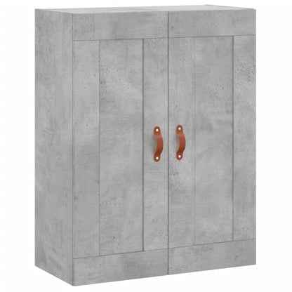 vidaXL Highboard Concrete Grey 69,5x34x180 cm Engineered Wood