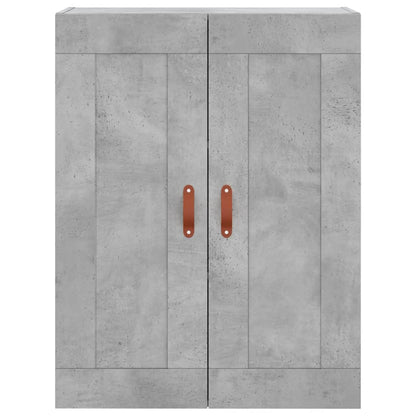 vidaXL Highboard Concrete Grey 69.5x34x180 cm Engineered Wood