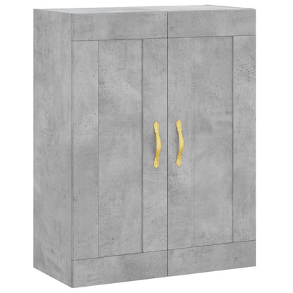 vidaXL Highboard Concrete Grey 69,5x34x180 cm Engineered Wood