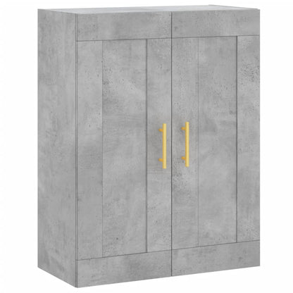 vidaXL Highboard Concrete Grey 69,5x34x180 cm Engineered Wood