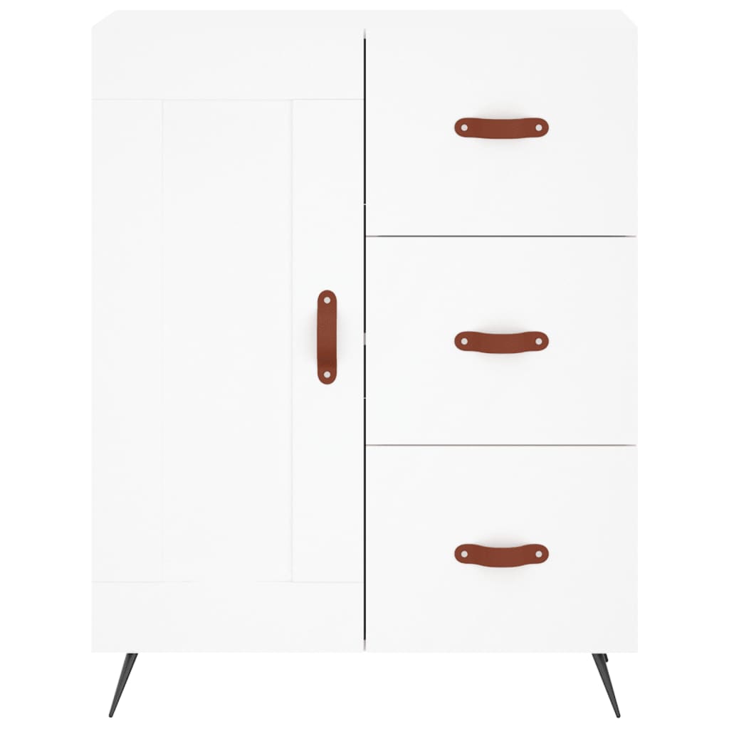 vidaXL Highboard White 69,5x34x180 cm Engineered Wood