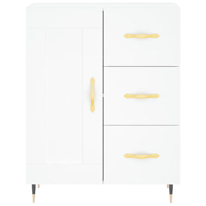 vidaXL Highboard White 69,5x34x180 cm Engineered Wood