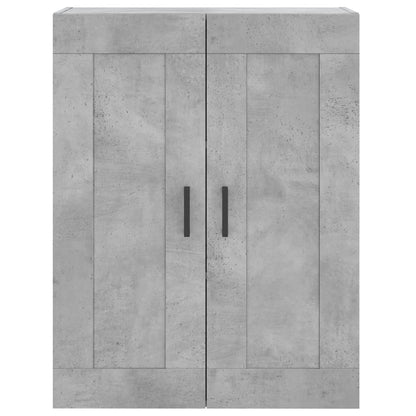 vidaXL Highboard Concrete Grey 69,5x34x180 cm Engineered Wood